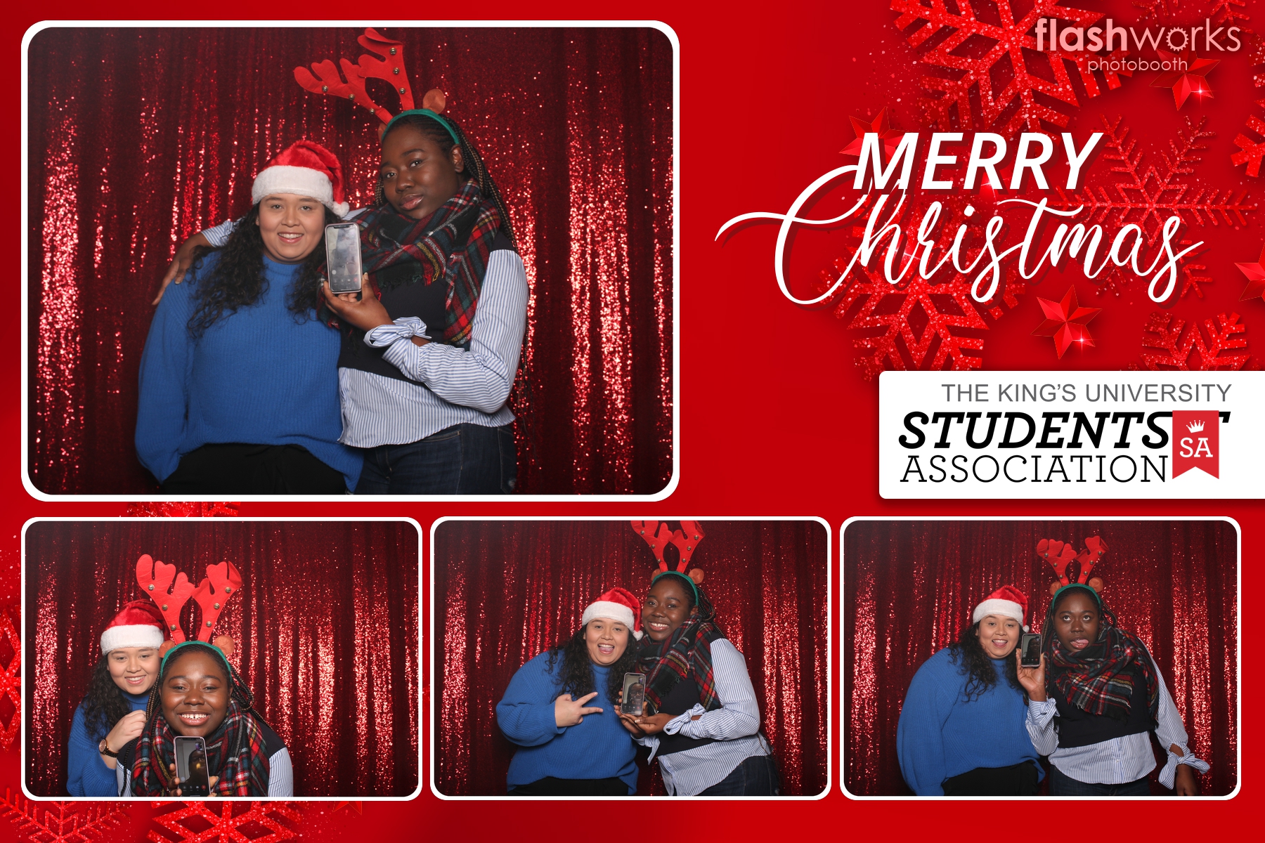 Kings Christmas Party | View more photos from the event at gallery.flashworksphotobooth.com/u/FlashworksPhotoboothInc/Kings-Christmas-Party